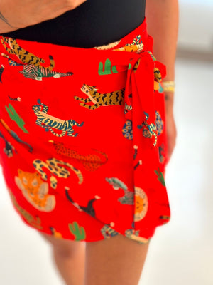 Short Wrap Skirt